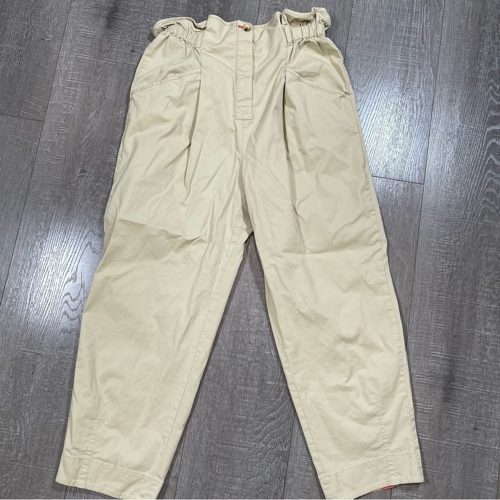 Anthropologie Women’s Paperbag Pants Size S Button fly